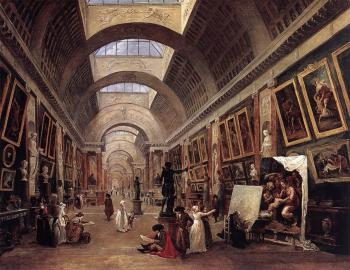 休伯特 羅伯特 Design for the Grande Galerie in the Louvre 休伯特 羅伯特 Design for the Grande Galerie in the Louvre